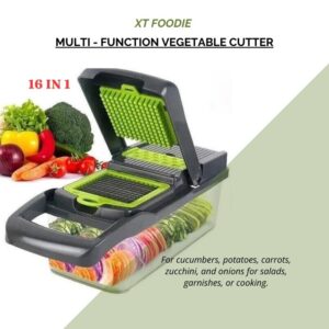 16 in 1 Multifunction Vegetable Cutter | Kitchen Vegetable chopper | Mandoline vegetable choper